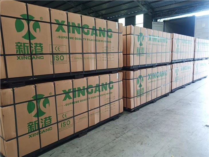 FInger Joint Core Recycled Core 12mm 15mm 18mm Film Faced Shuttering Formwork Plywood For Construction Use