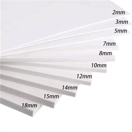 גיליון קצף PVC באיכות גבוהה PVC לוחית קצף גיליונות פלסטיק לעיצוב קיר, פרסום, לוח תקרה